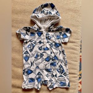 Tea Hooded Romper